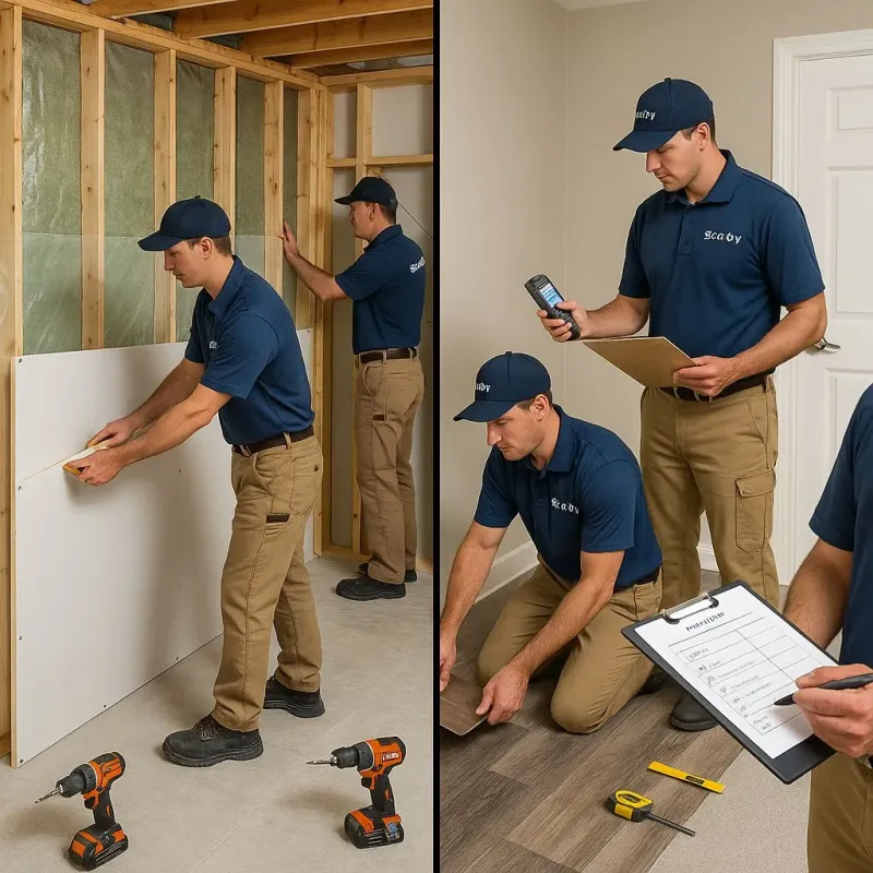 Repairs and Reconstruction process in Morrisville, PA